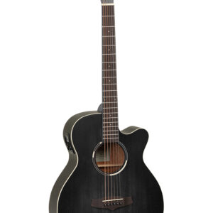 Tanglewood TWBBSFCE Blackbird Western guitar med pickup og cutaway - Black Satin