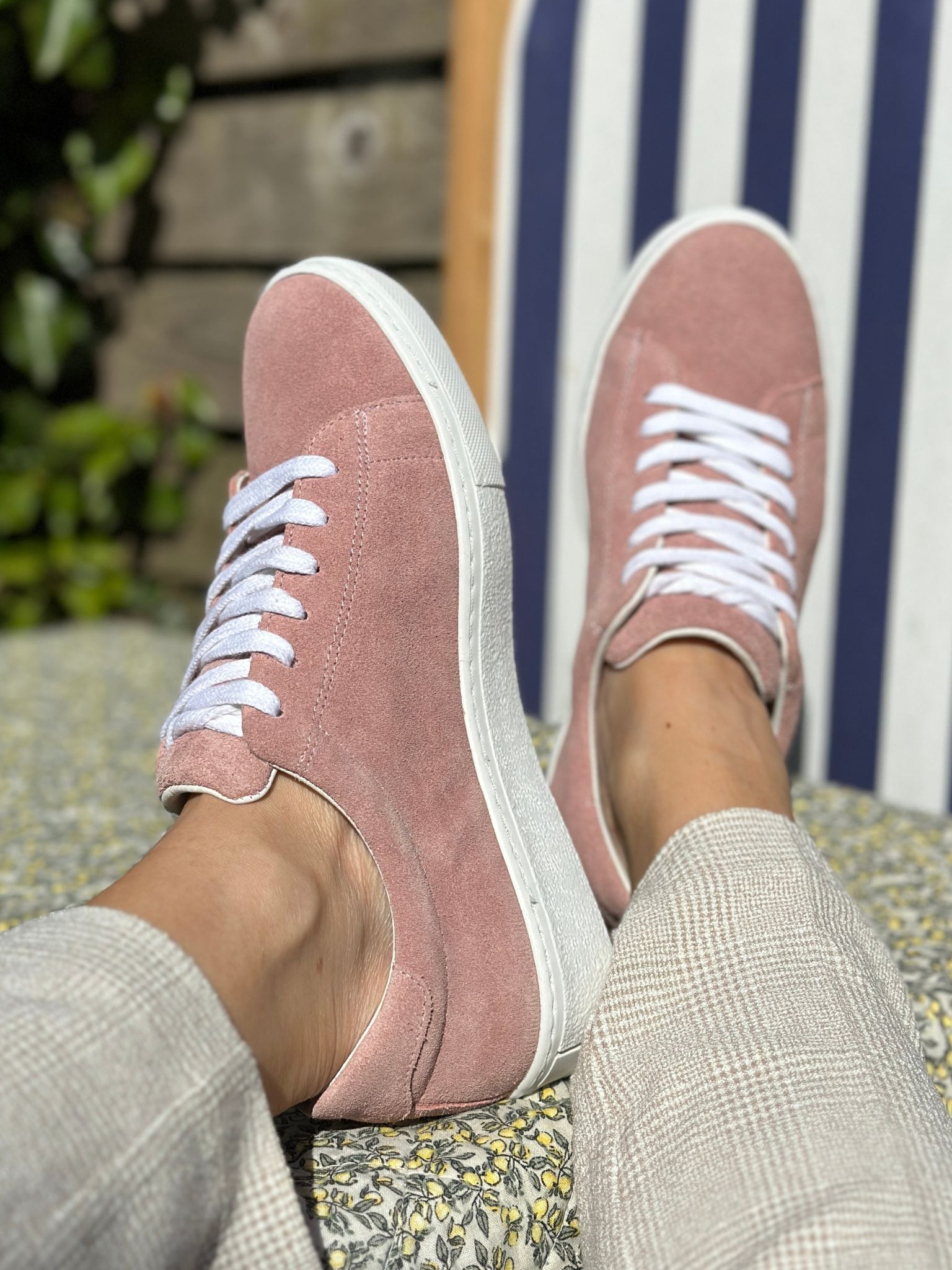 Tim & Simonsen, Ana Suede Sneakers, Ruskind - Antique 38