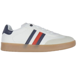 Tommy Hilfiger Sko - Striped Lace Up Sneaker - Beige/Off White/B