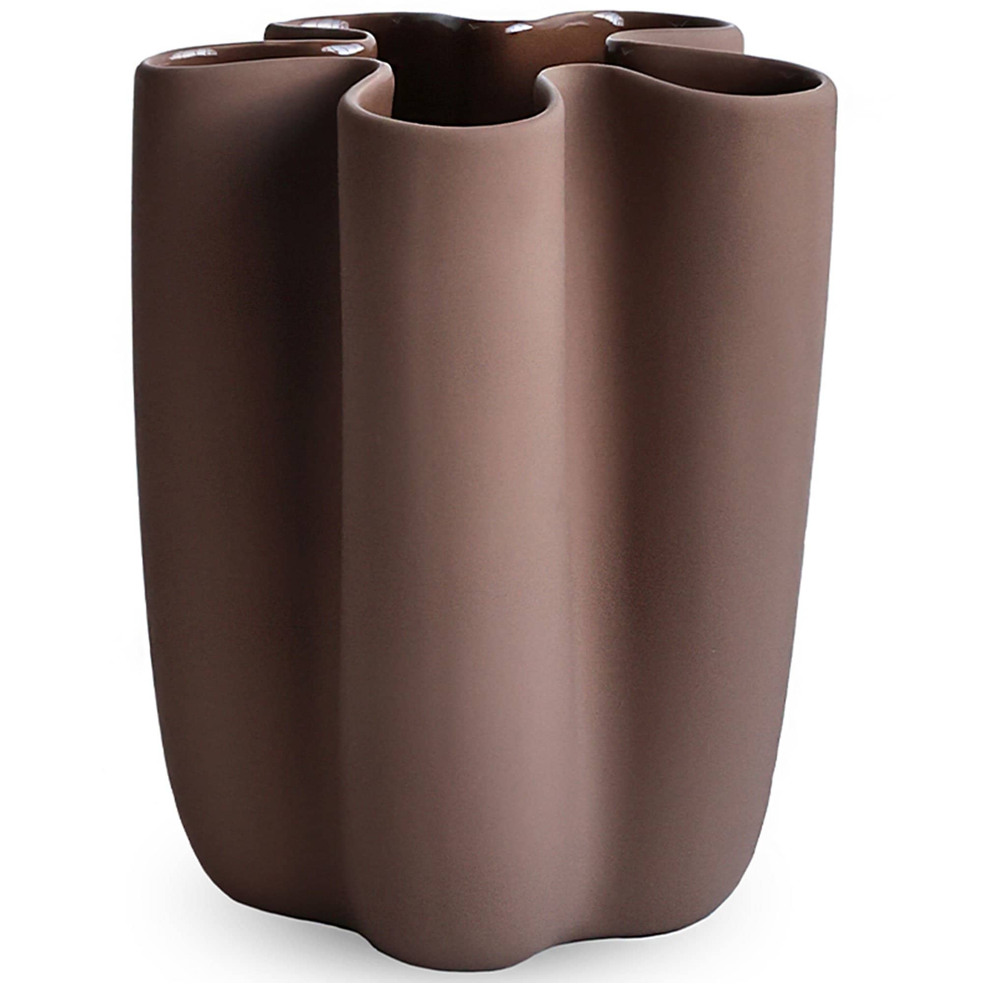 Tulipa vase, 20 cm, hazelnut