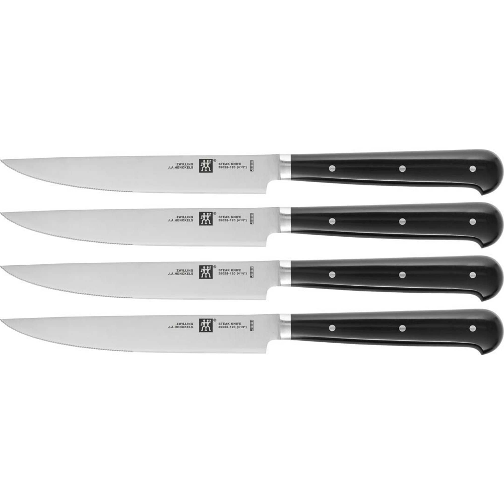 Twin steakknive takket 4 stk.