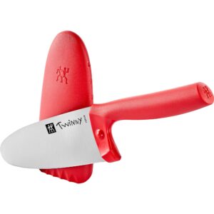 Twinny kokkekniv, 10 cm, rød