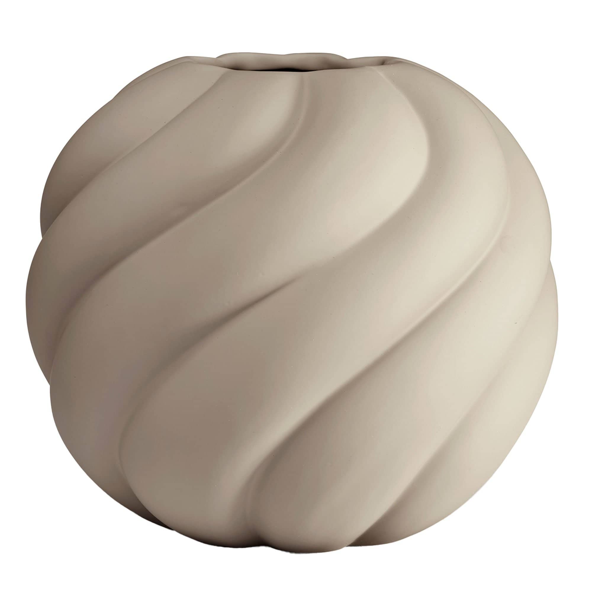 Twist Ball Vase 20 cm, sand