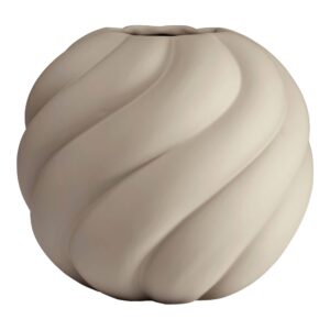 Twist Ball vase 12 cm, sand
