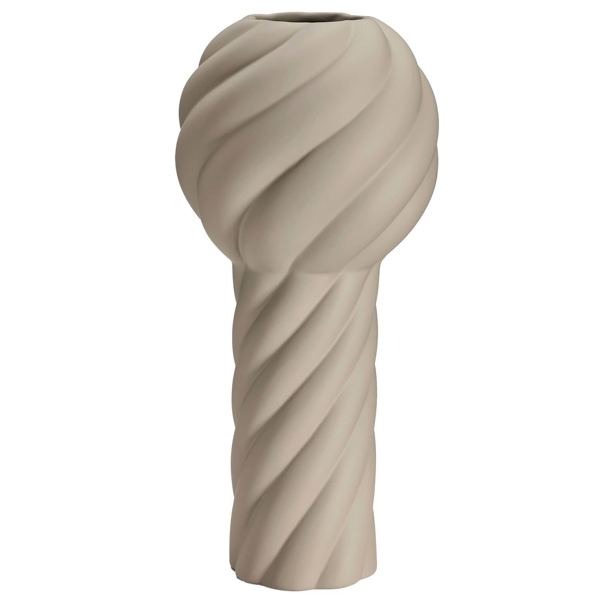 Twist Pillar Vase 34 cm, sand