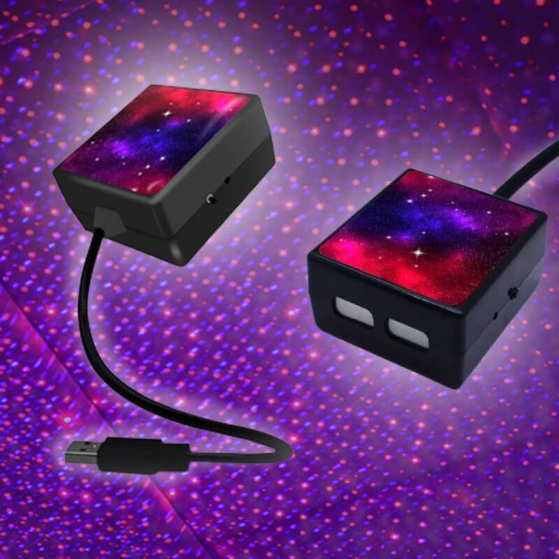 USB nattehimmellampe - 360 grader