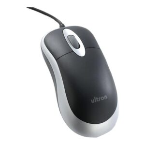 Ultron UM-100 basic - mus - USB - sort sølv