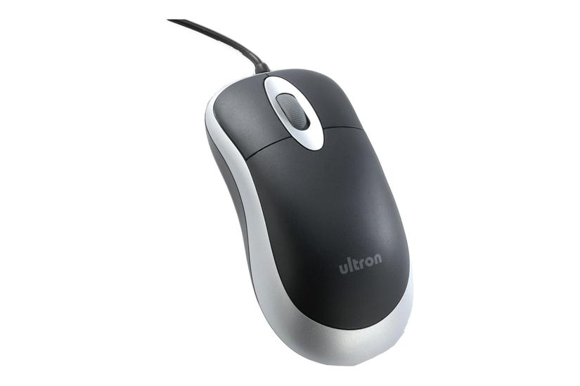 Ultron UM-100 basic - mus - USB - sort sølv