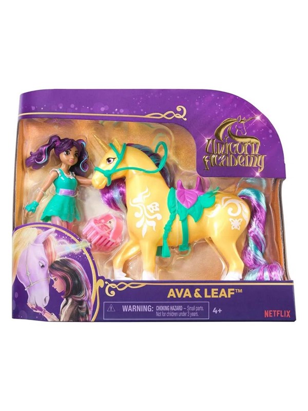 Unicorn Academy Enhjørningeakademiet Dukke & Enhjørning Ava & Leaf