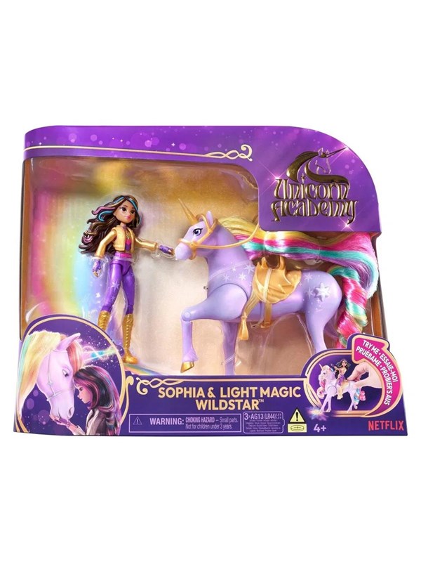 Unicorn Academy Enhjørningeakademiet Lille Dukke Sophia&Magic Wildstar