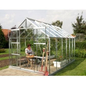 Uranus drivhus Model 9900 Aluminium Glas