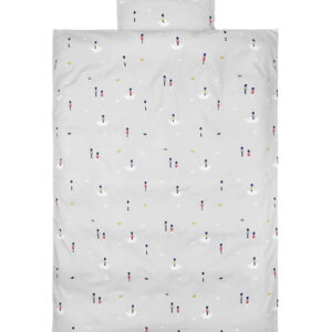Vanilla Copenhagen Sengetøj - Baby - Tin Stick Man - Cozy Grey