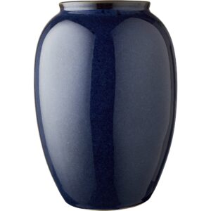 Vase 25 cm mørkeblå
