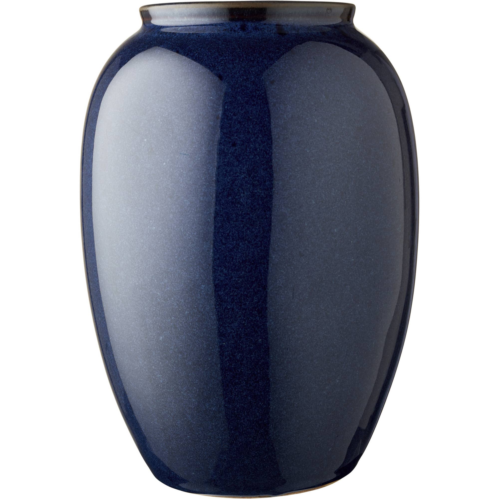 Vase 25 cm mørkeblå