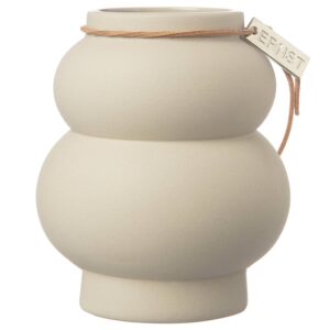Vase Kurvig Beige 14 cm.