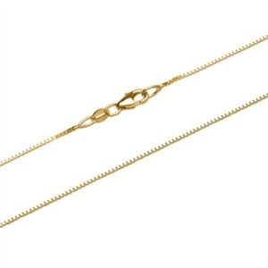 Venezia halskæde i 9 kt. Guld - 0,71 mm og 38 cm