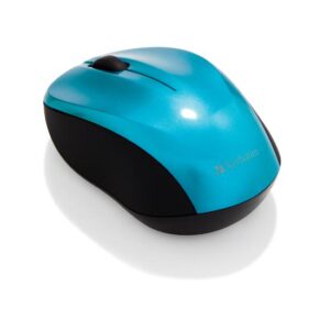 Verbatim Wireless Mouse GO NANO - mus - RF - blå karribien
