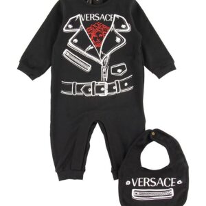 Versace Gaveæske - Heldragt/Hagesmæk - Sort m. Print