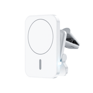 W-987 QI Trådløs MagSafe oplader til bil - Hvid
