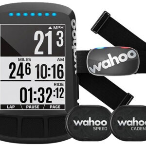 Wahoo ELEMNT BOLT Cykelcomputer "Stealth" + Tickr Gen 2 + Speed/Cadence