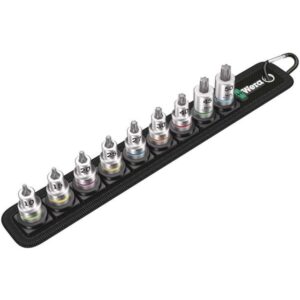 Wera Belt 3 TORX® HF Zyklop bit-top-sæt TORX®, med holdefunktion, 1/4"-tilslutning, 10 dele