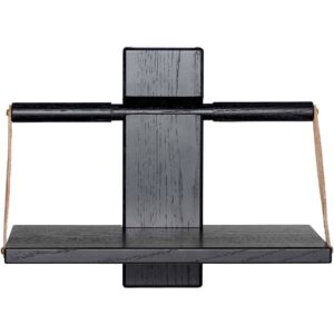Wood Wall hylde lille sort