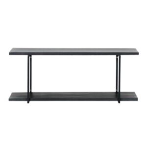 Woods hylde 70 cm, sort
