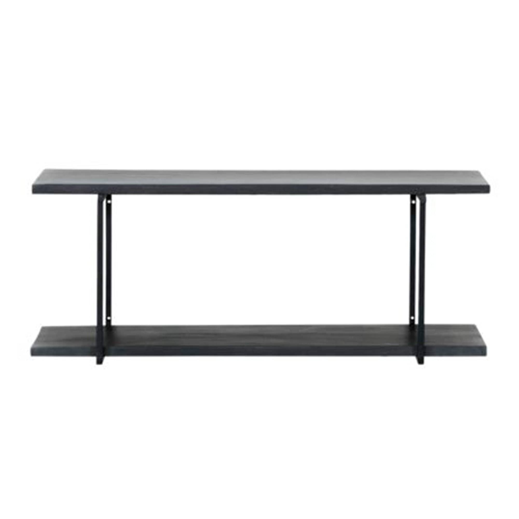 Woods hylde 70 cm, sort
