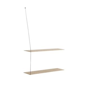 Woud Stedge Hylde 80 cm Hvidpigmenteret Lakeret Eg