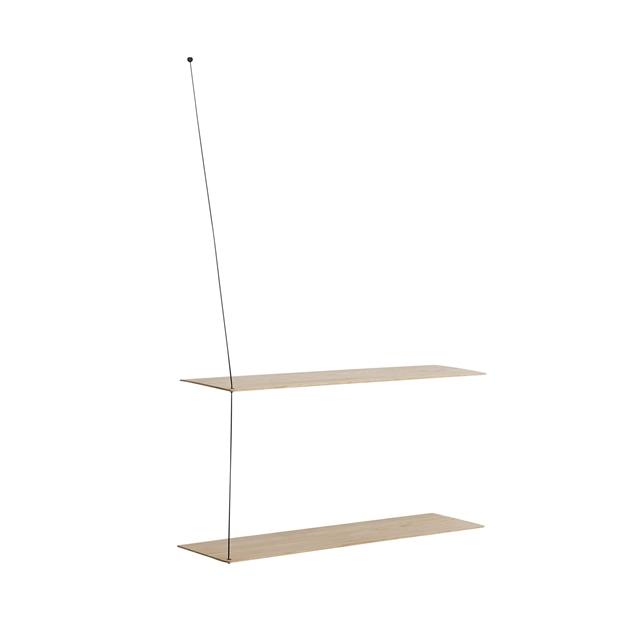 Woud Stedge Hylde 80 cm Hvidpigmenteret Lakeret Eg