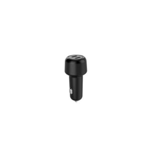 XtremeMac 45W Double Type-C PD Car Charger - Black
