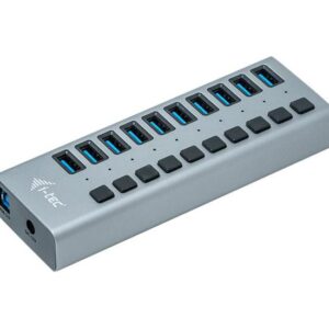 i-Tec USB 3.0 Charging HUB 10 port + Power Adapter 48 W - hub - 10 porte