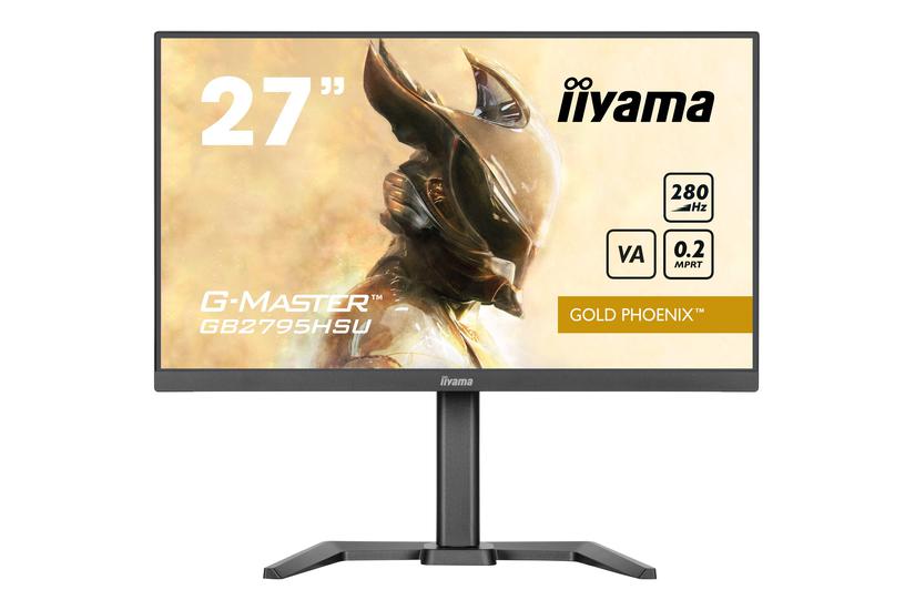 iiyama G-MASTER Gold Phoenix GB2795HSU-B1 skærm - LED baglys - 27" - AMD FreeSync Premium - VA - 0.2ms - Full HD 1920x1080 ved 280Hz