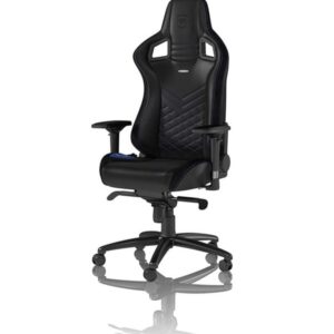 noblechairs EPIC Series - Black / Blue Gamer Stol - Sort / Blå - PU Læder - Op til 120 kg